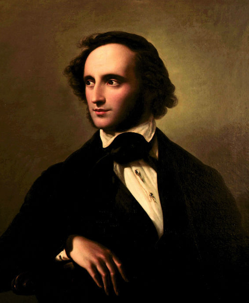 Felix Mendelssohn en 1847 (óleo de Wilhelm Hensel)
